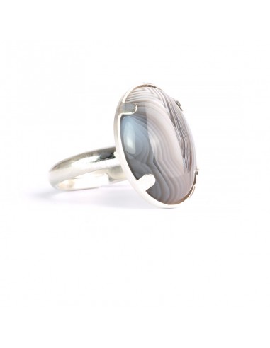 Bague argent Agate Botswana Comparez et commandez 