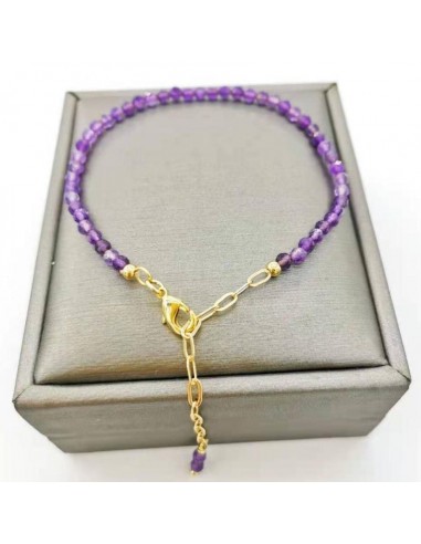 Bracelet En Or Et Perles D'Améthyste JUSQU'A -70%! 