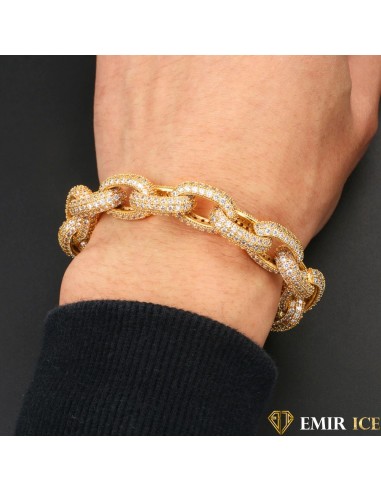 BRACELET EMIR FORÇAT OR JAUNE des créatures d'habitude