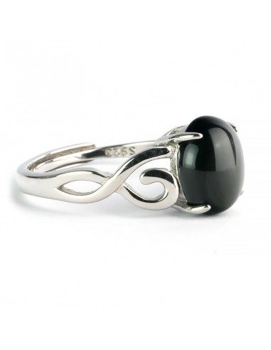 Bague Femme Argent Obsidienne Oeil Céleste Toutes les collections ici