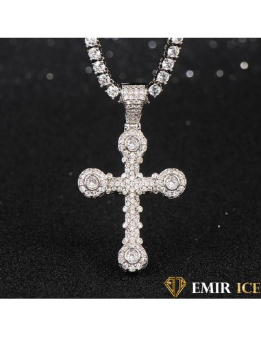 COLLIER PENDENTIF CROIX LATINE™ : Symbole religieux Jusqu'à 80% De Réduction