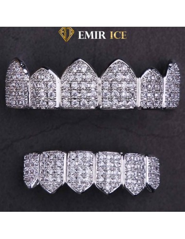 GRILLZ EMIR LUXURY OR BLANC Fin de série