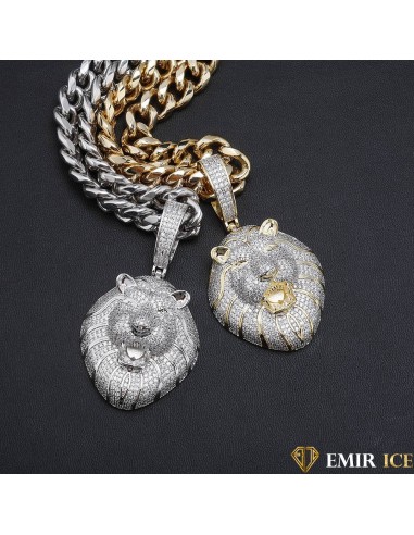 COLLIER PENDENTIF TETE DE LION chez Cornerstreet bien 