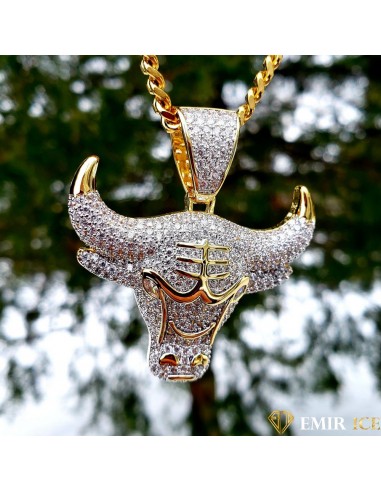 COLLIER PENDENTIF TAUREAU BULL france