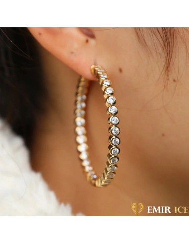 BOUCLE D'OREILLE "EMIR DUBAI" | ARGENT 925 Profitez des Offres !