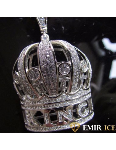 COLLIER PENDENTIF COURONNE KING les ligaments