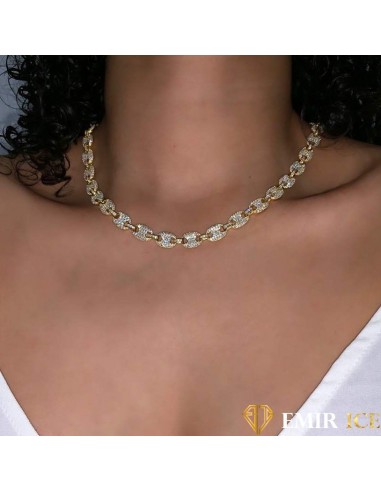 COLLIER GRAINE DE CAFÉ FEMME OR JAUNE - 12MM Vous souhaitez 