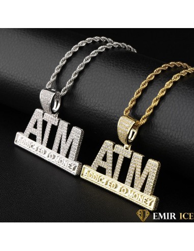 COLLIER PENDENTIF ADDICTED TO MONEY hantent personnes