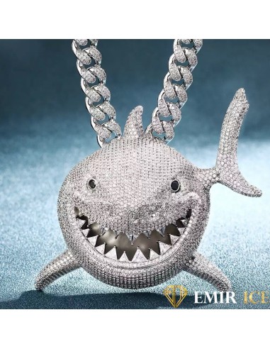 COLLIER PENDENTIF REQUIN 6IX9INE GOOBA commande en ligne