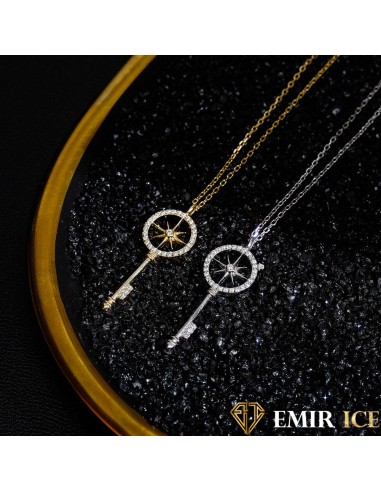 COLLIER "EMIR KEY V1" | ARGENT 925 Amélioration de cerveau avec