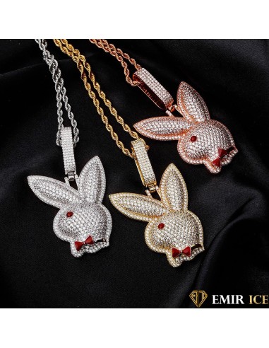 COLLIER PENDENTIF LAPIN PLAYBOY la colonne vertébrale