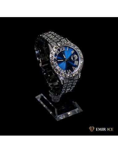 MONTRE EMIR BLUE WATCH OR BLANC en linge