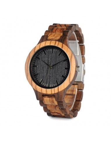 Montre en bois homme - Ébène Bambou Paris Déstockage Promo