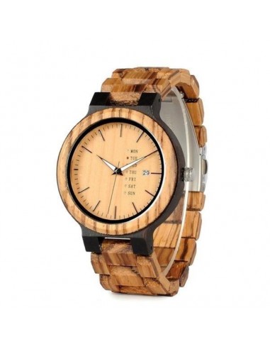 Montre en bois homme - Weekly la chaussure