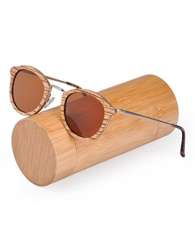 Lunettes de soleil en bois - La Rétro Zébré la livraison gratuite