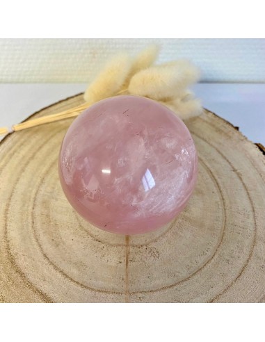 Sphère Quartz Rose (apaisement) en ligne des produits 