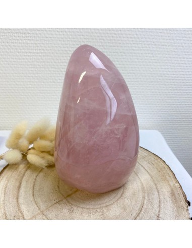 Grosse Forme libre en Quartz Rose (amour / apaisement) store