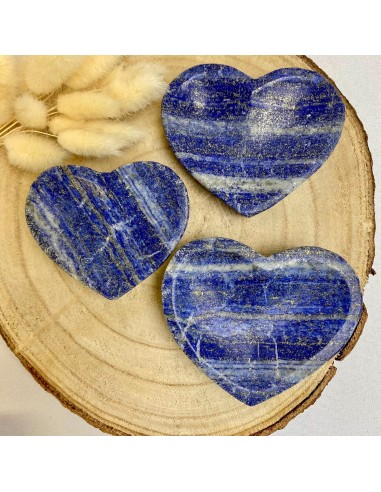 Bol coeur en Lapis Lazuli (intuition / clairvoyance) Economisez 