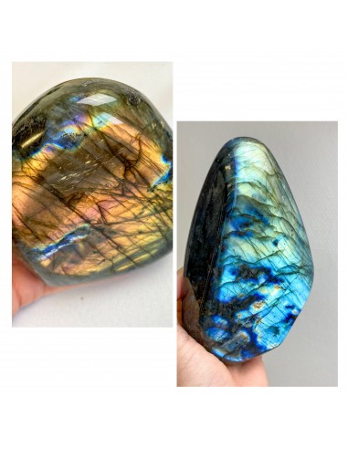 Bloc de Labradorite (pierre de protection) d'Europe débarque