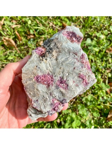 Lépidolite brute et albite bleue (lâcher prise mental, émotionnel et physique) prix pour 