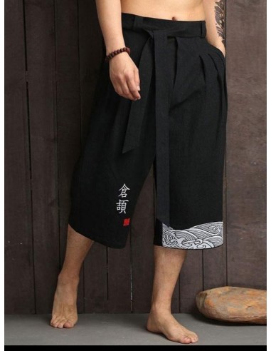 Pantalon Style Yukata Japonais Traditionnel pas chere