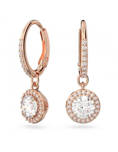 Constella - Blanc Doré Rose - Pavé - Boucles d'oreilles - Swarovski offre 