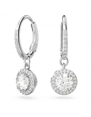 Constella - Blanc Argenté - Pavé - Boucles d'oreilles - Swarovski votre