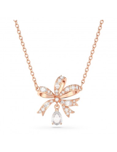 Volta - Nœud - Blanc Doré Rose - Collier - Swarovski vente chaude votre 