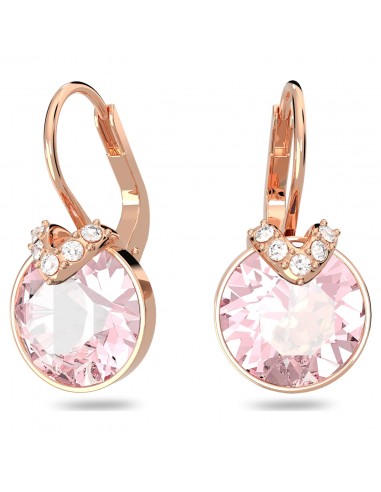 Bella V - Rose Doré Rose - Boucles d'oreilles - Swarovski des créatures d'habitude