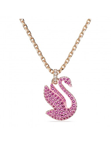 Iconic Swan - Medium - Rose Doré Rose - Pendentif - Swarovski Comparez et commandez 