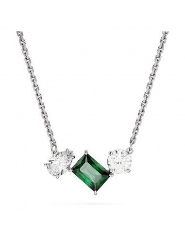 Mesmera  - Vert Argenté - Collier - Swarovski plus qu'un jeu 