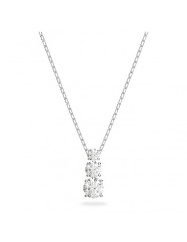 Attract - Blanc Argenté - Trilogy - Collier - Swarovski Dans la société mordern