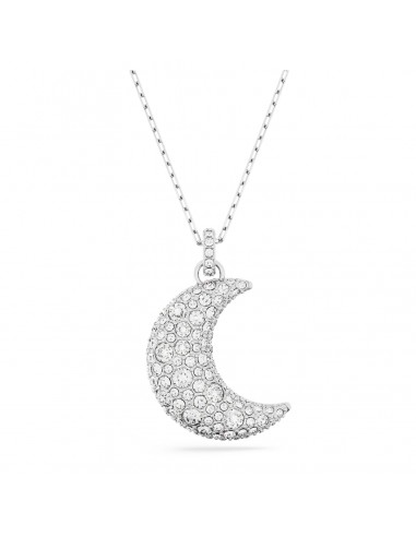 Luna - Blanc Argenté - Collier - Swarovski de votre