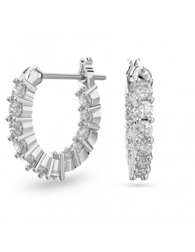 Vittore - Blanc Argenté - Boucles d'oreilles - Swarovski offre 