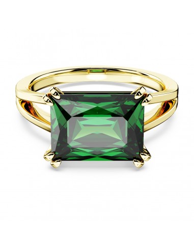 Matrix - Vert Doré - Cocktail - Bague - Swarovski soldes