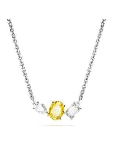 Mesmera  - Jaune Argenté - Collier - Swarovski les muscles