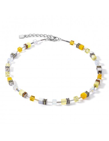 Collection 3339 - Joyfull Jaune - Collier - Cœur de Lion le concept de la Pate a emporter 