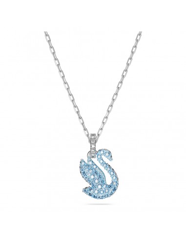 Iconic Swan - Petit - Bleu Argenté - Pendentif - Swarovski outlet