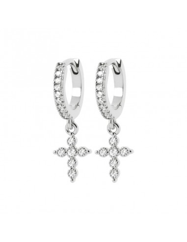 Croix - Boucles d'oreilles - Argent suggérées chez