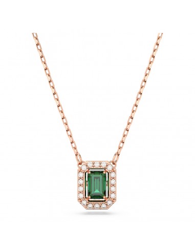 Millenia - Octogonale - Vert Doré Rose - Collier - Swarovski la livraison gratuite