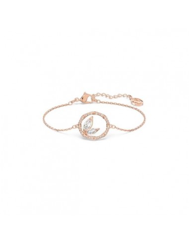 Dellium - Blanc Doré Rose - Bracelet - Swarovski destockage